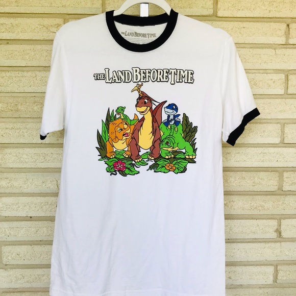 Ripple Junction Other - Ripple Junction White and Black The Land Before Time Tee
